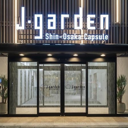 Capsule Hotel J Garden Shin-Osaka Bagian luar foto